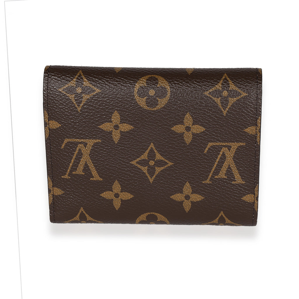 Louis Vuitton Louis Vuitton Monogram Canvas & Rose Ballerine Victorine Wallet