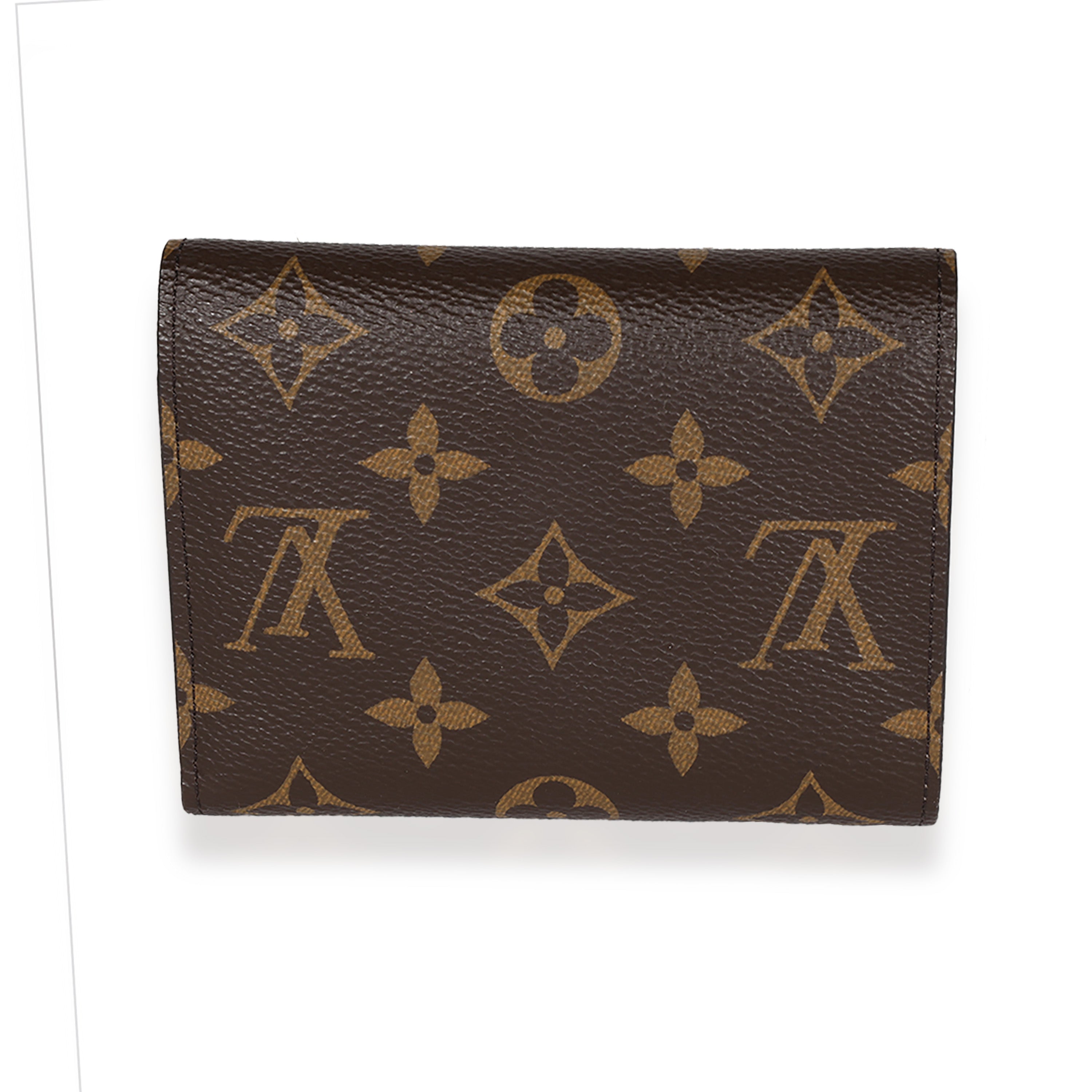 Louis Vuitton Louis Vuitton Monogram Canvas & Rose Ballerine Victorine Wallet