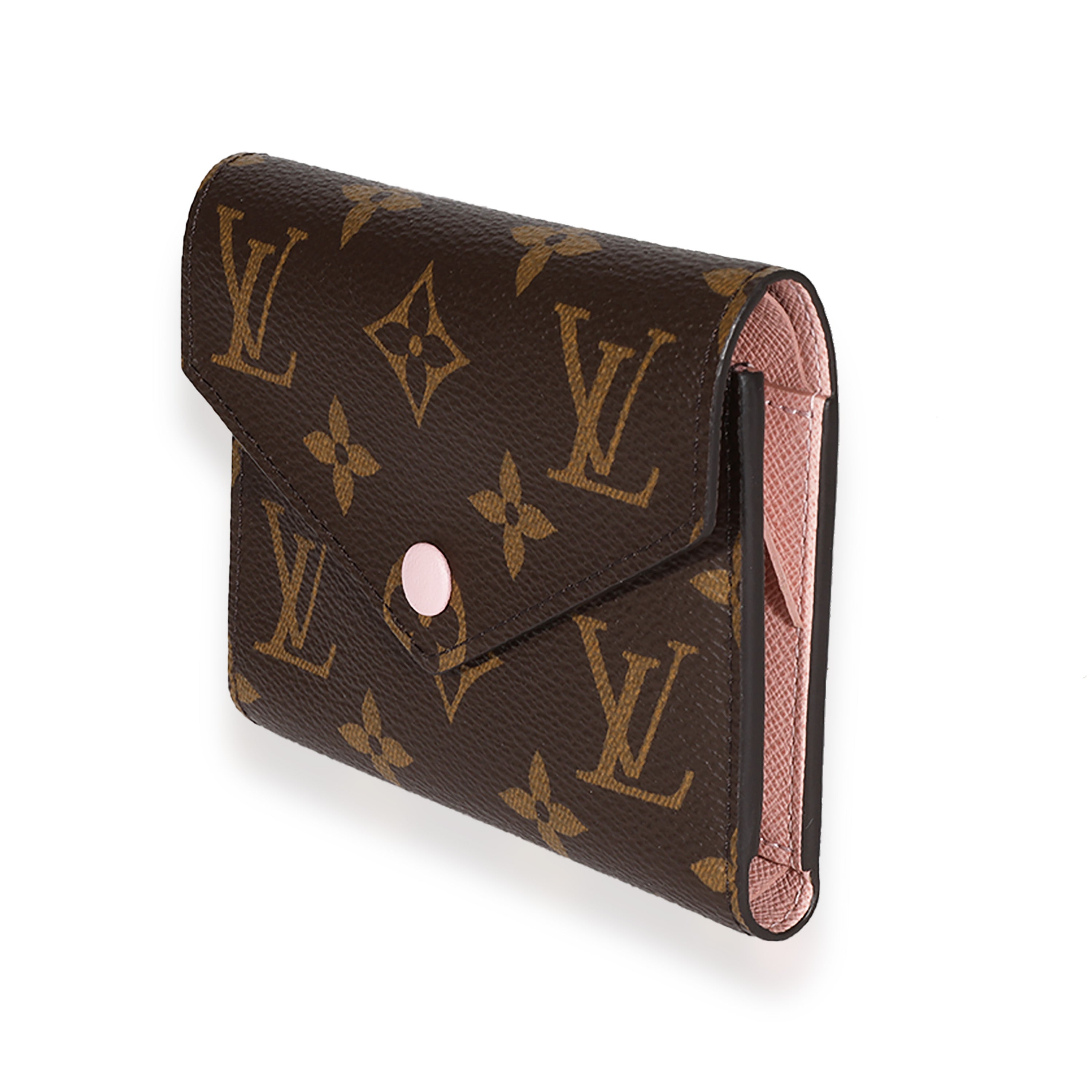 Louis Vuitton Louis Vuitton Monogram Canvas & Rose Ballerine Victorine Wallet