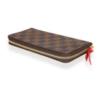 Louis Vuitton Louis Vuitton Damier Ebene & Cherry Clémence Wallet