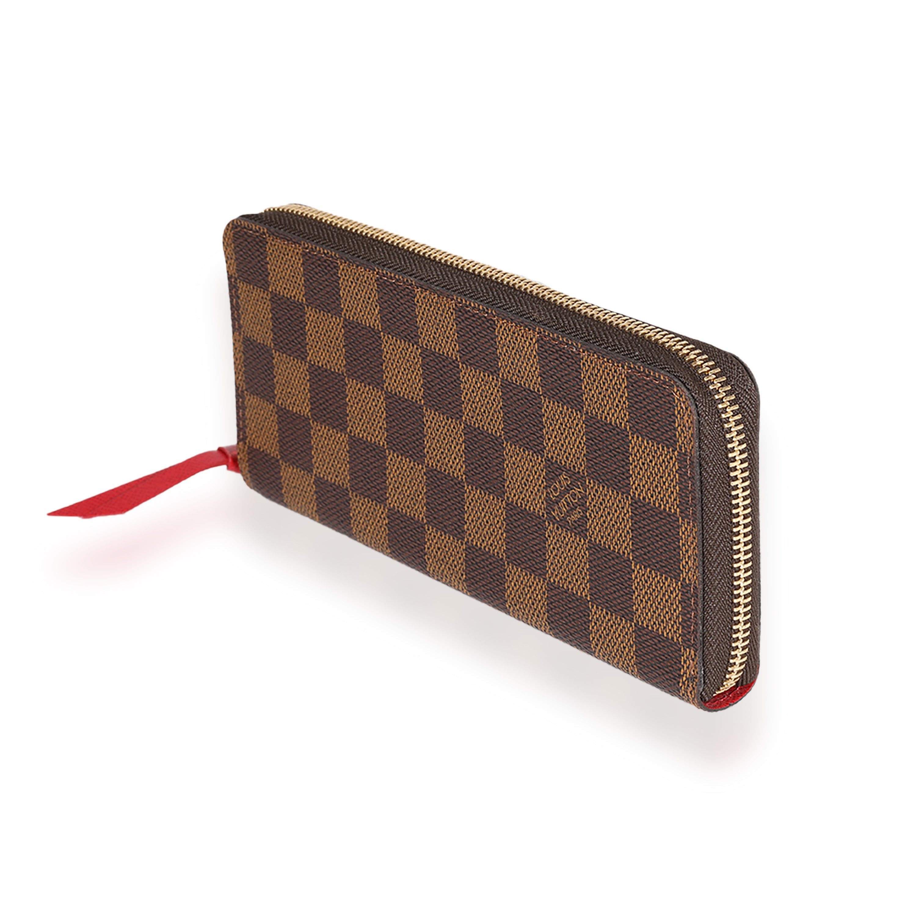 Louis Vuitton Louis Vuitton Damier Ebene & Cherry Clémence Wallet