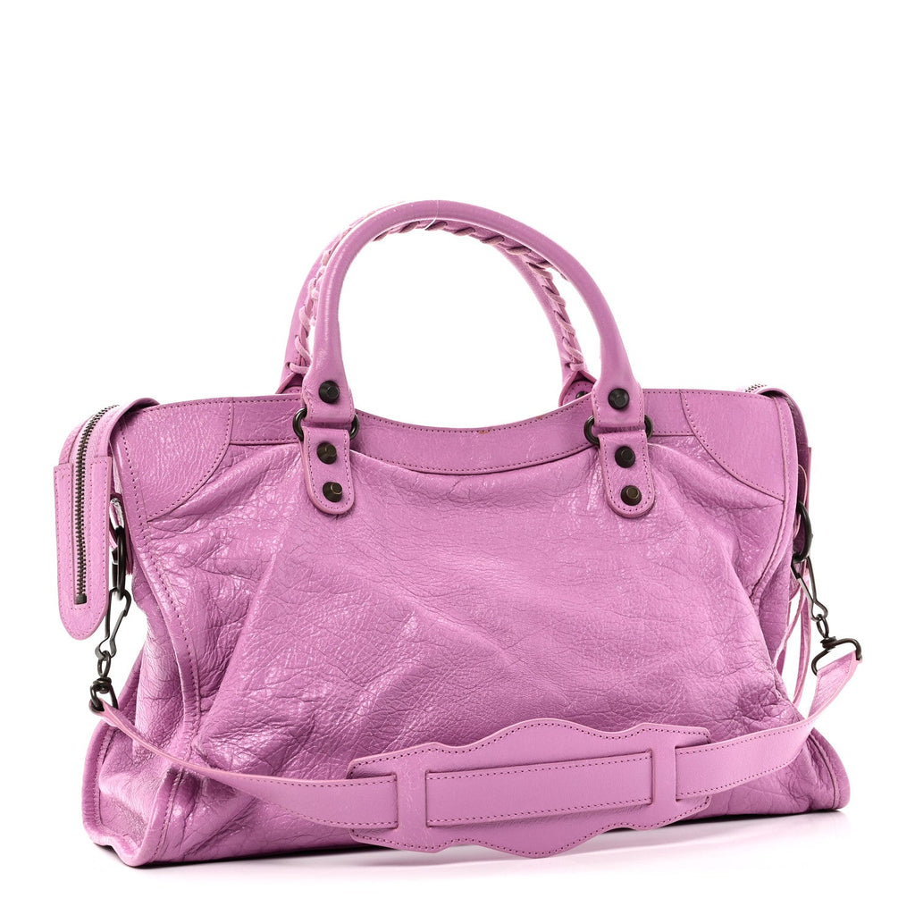 Balenciaga Agneau Classic Hardware City Rose Berlingot