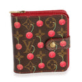 Louis Vuitton Louis Vuitton x Takashi Murakami Monogram Cerises Compact Wallet