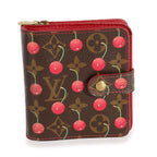 Louis Vuitton Louis Vuitton x Takashi Murakami Monogram Cerises Compact Wallet