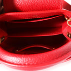 Louis Vuitton Louis Vuitton Scarlet Taurillon Capucines Mini