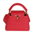 Louis Vuitton Louis Vuitton Scarlet Taurillon Capucines Mini