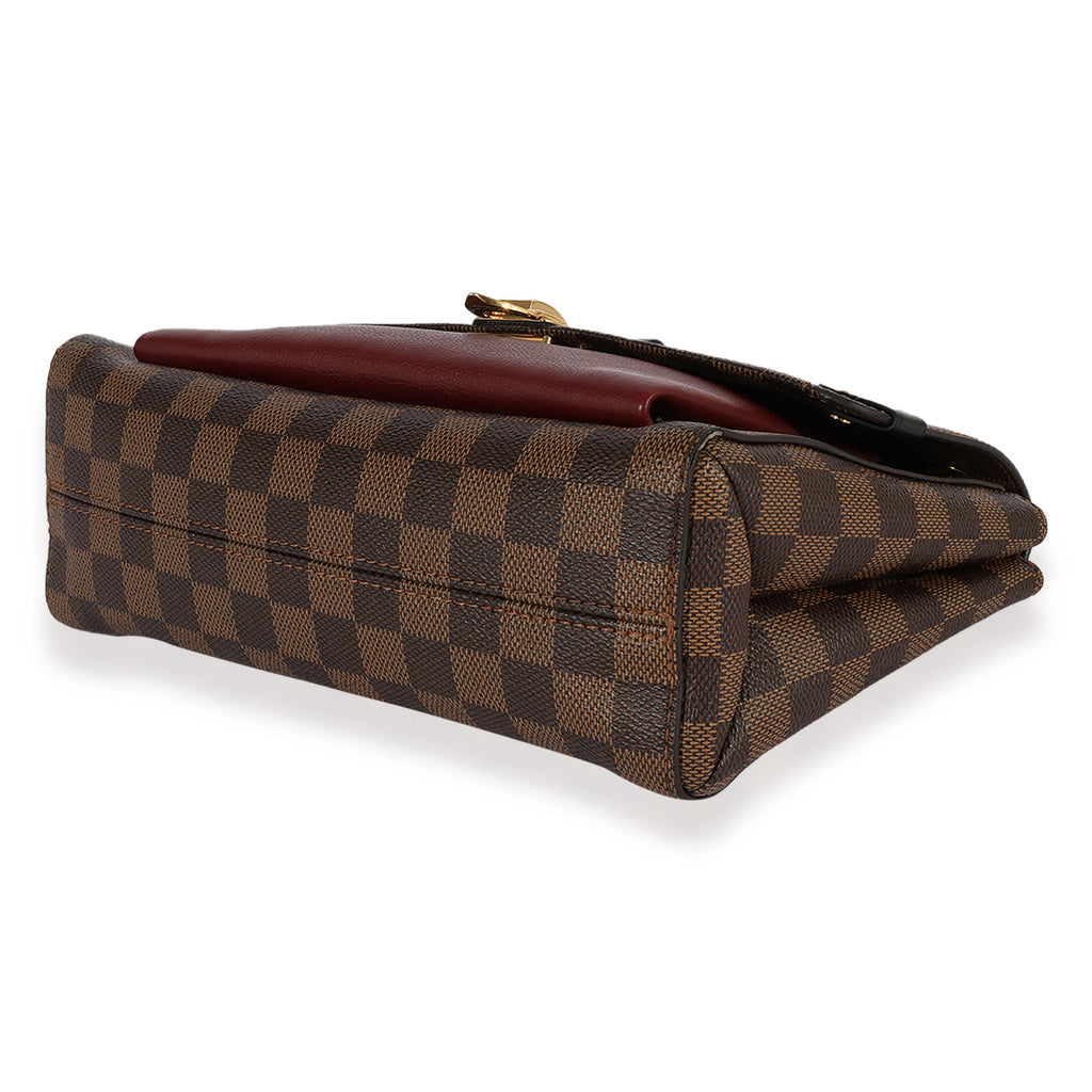 Louis Vuitton Louis Vuitton Damier Ebene & Bordeaux Taurillon Vavin PM