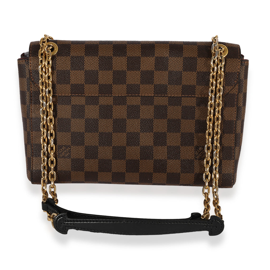 Louis Vuitton Louis Vuitton Damier Ebene & Bordeaux Taurillon Vavin PM