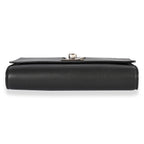 Louis Vuitton Louis Vuitton Black Taurillon Leather Lockme Short Handle Clutch