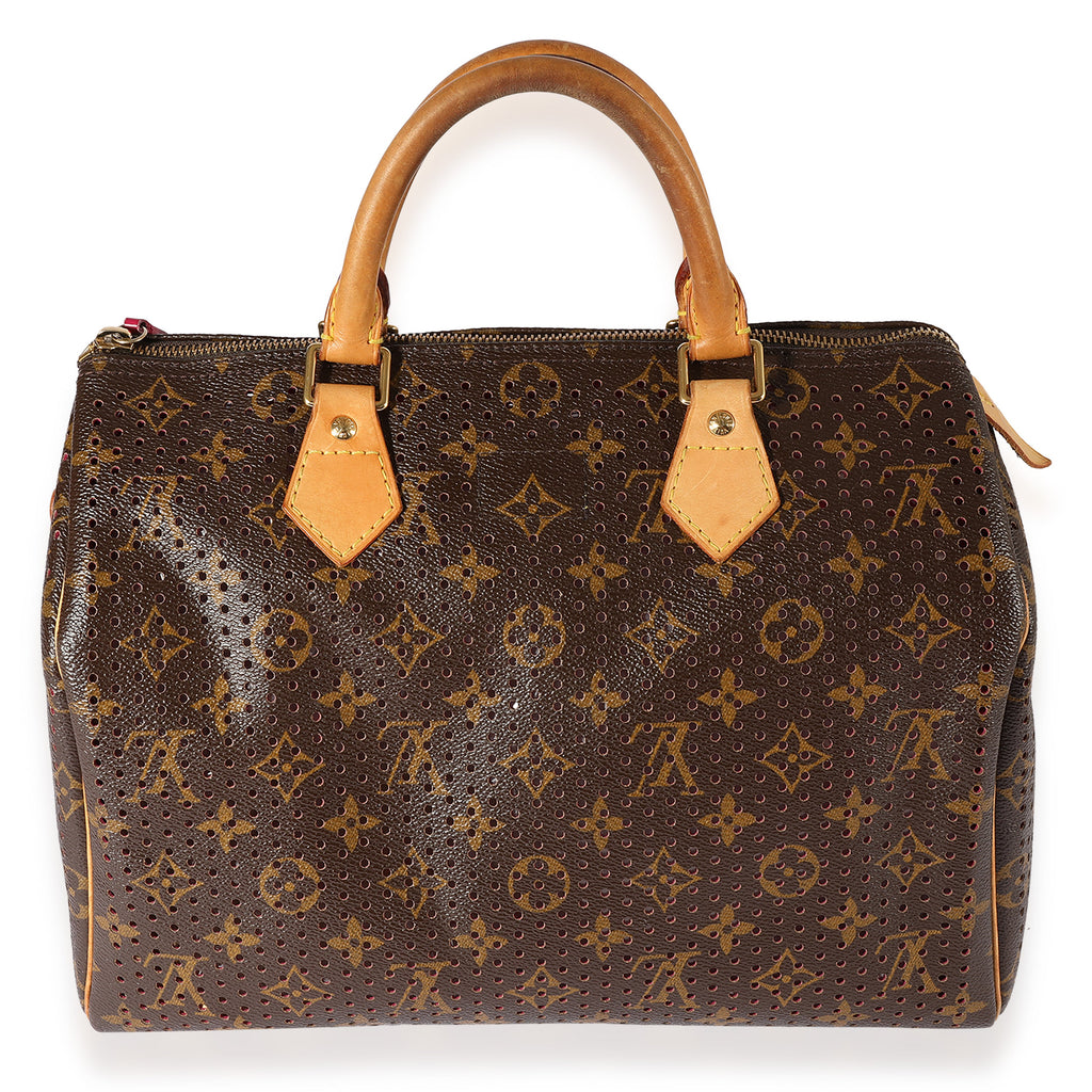 Louis Vuitton Louis Vuitton Limited Edition Monogram Canvas Perforated Speedy 30
