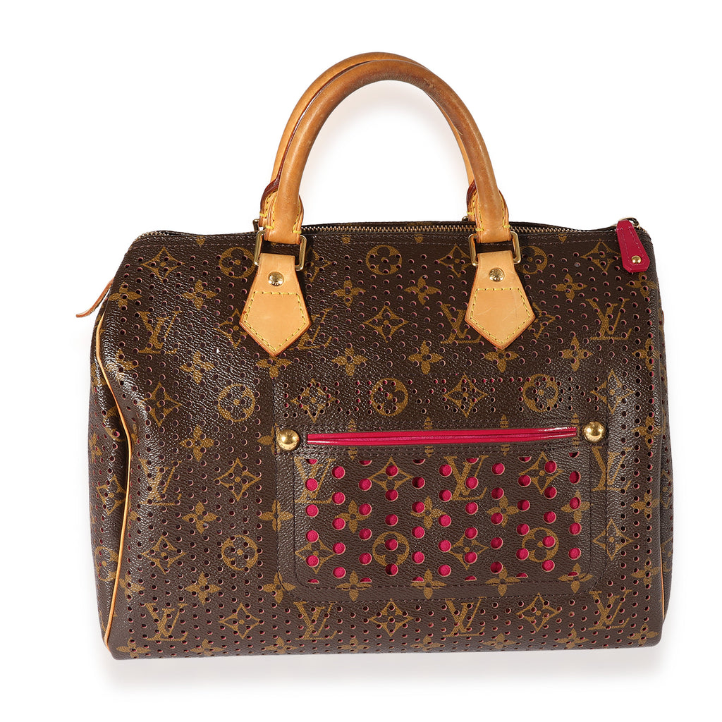 Louis Vuitton Louis Vuitton Limited Edition Monogram Canvas Perforated Speedy 30