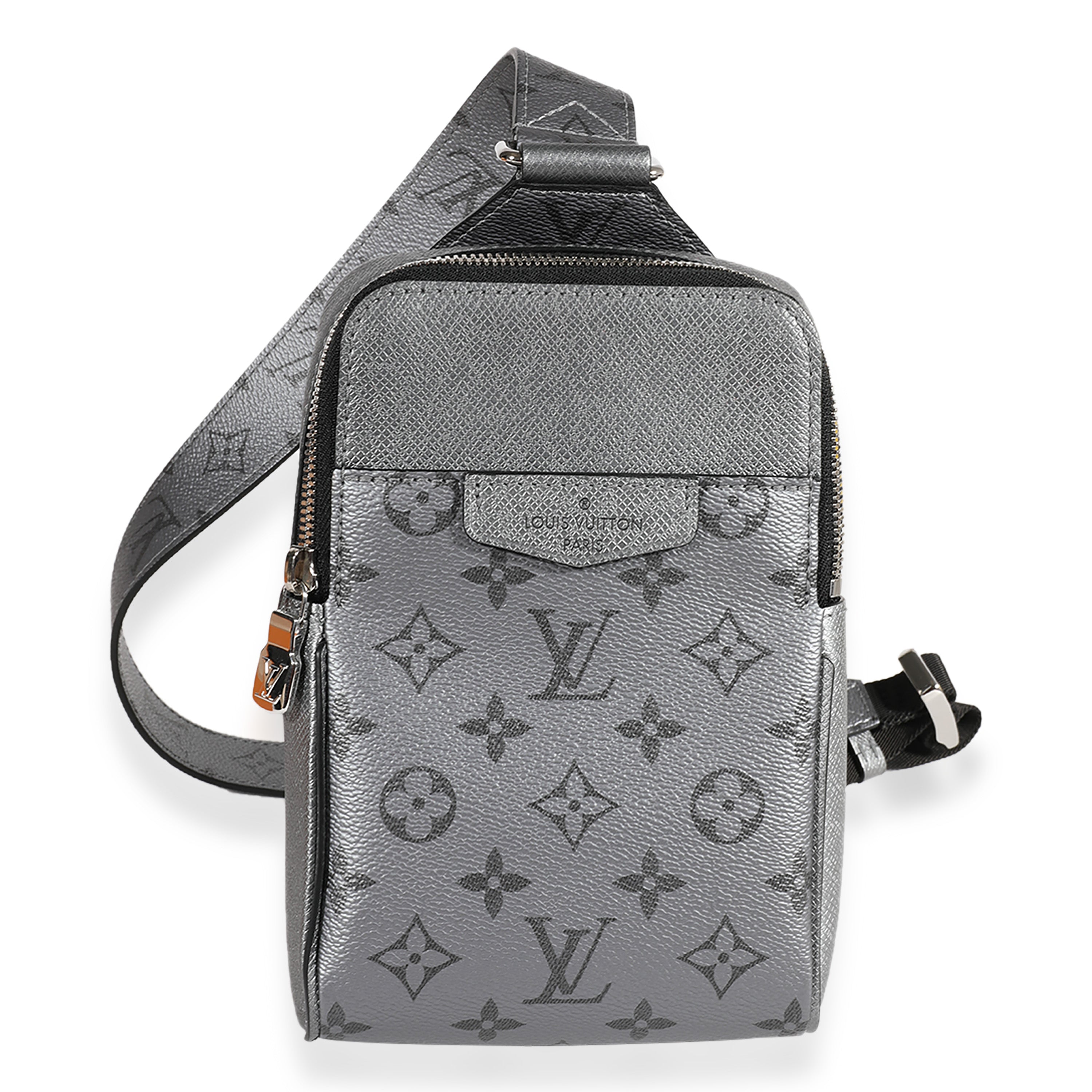 Louis Vuitton Louis Vuitton Silver Taigarama Outdoor Sling Bag