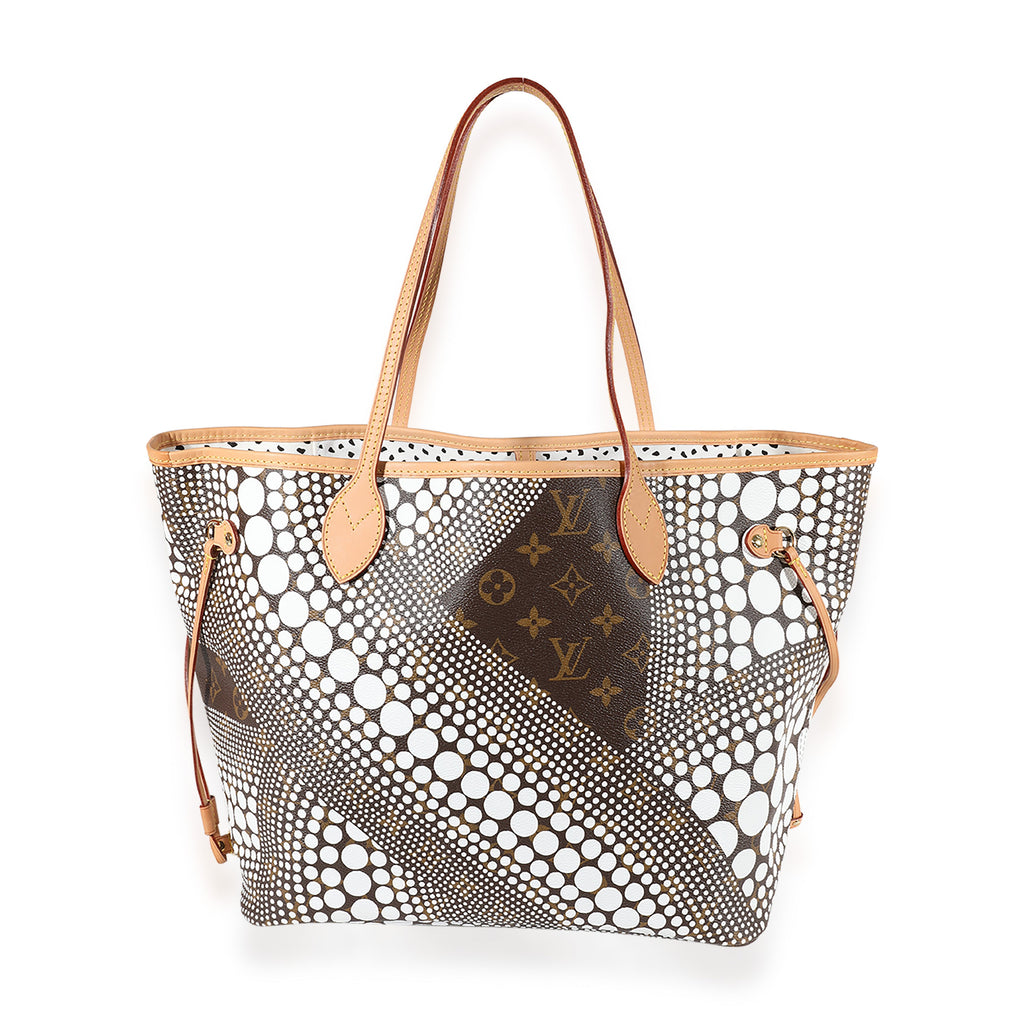 Louis Vuitton Louis Vuitton x Yayoi Kusama White Infinity Dots Monogram Canvas Neverfull MM