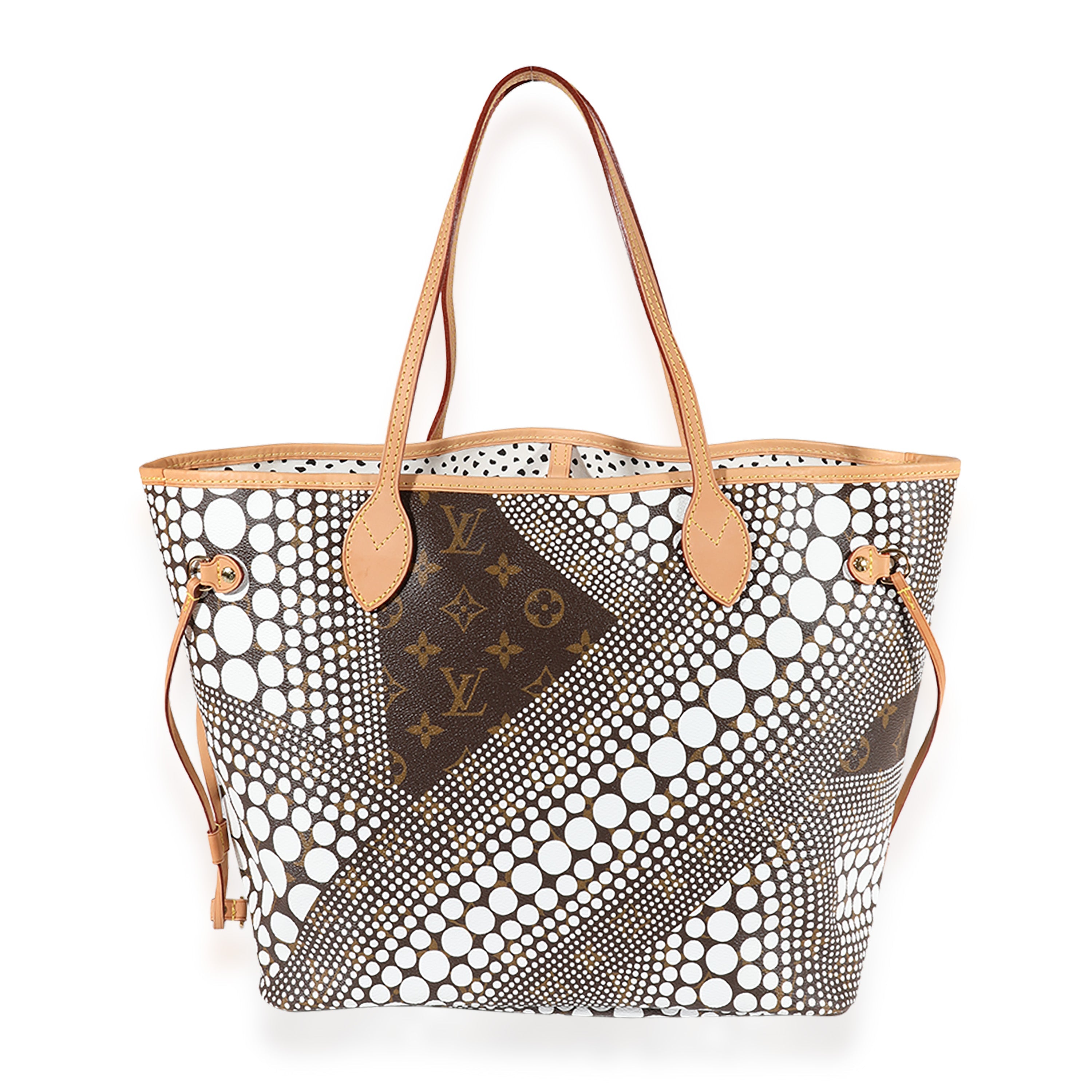 Louis Vuitton Louis Vuitton x Yayoi Kusama White Infinity Dots Monogram Canvas Neverfull MM