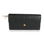 Louis Vuitton Louis Vuitton Black Monogram Empreinte Emilie Wallet