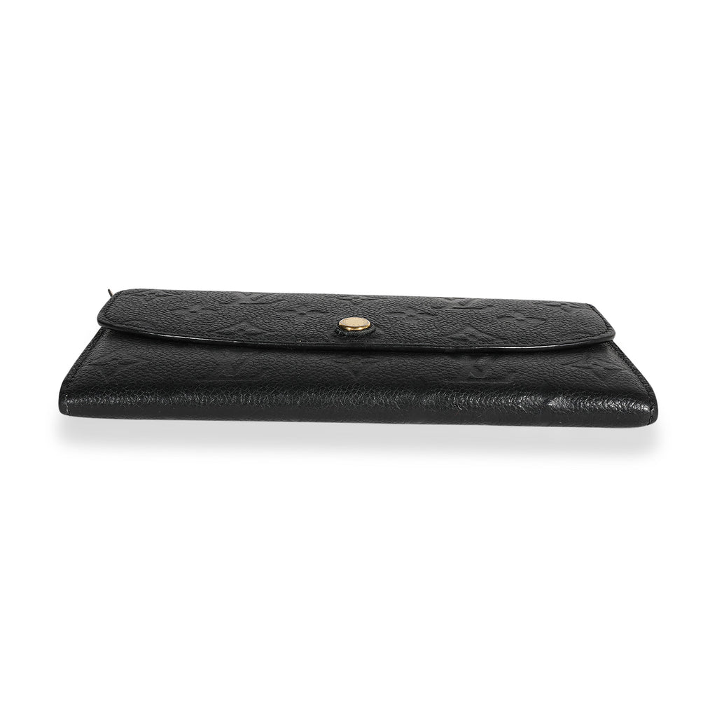 Louis Vuitton Louis Vuitton Black Monogram Empreinte Emilie Wallet
