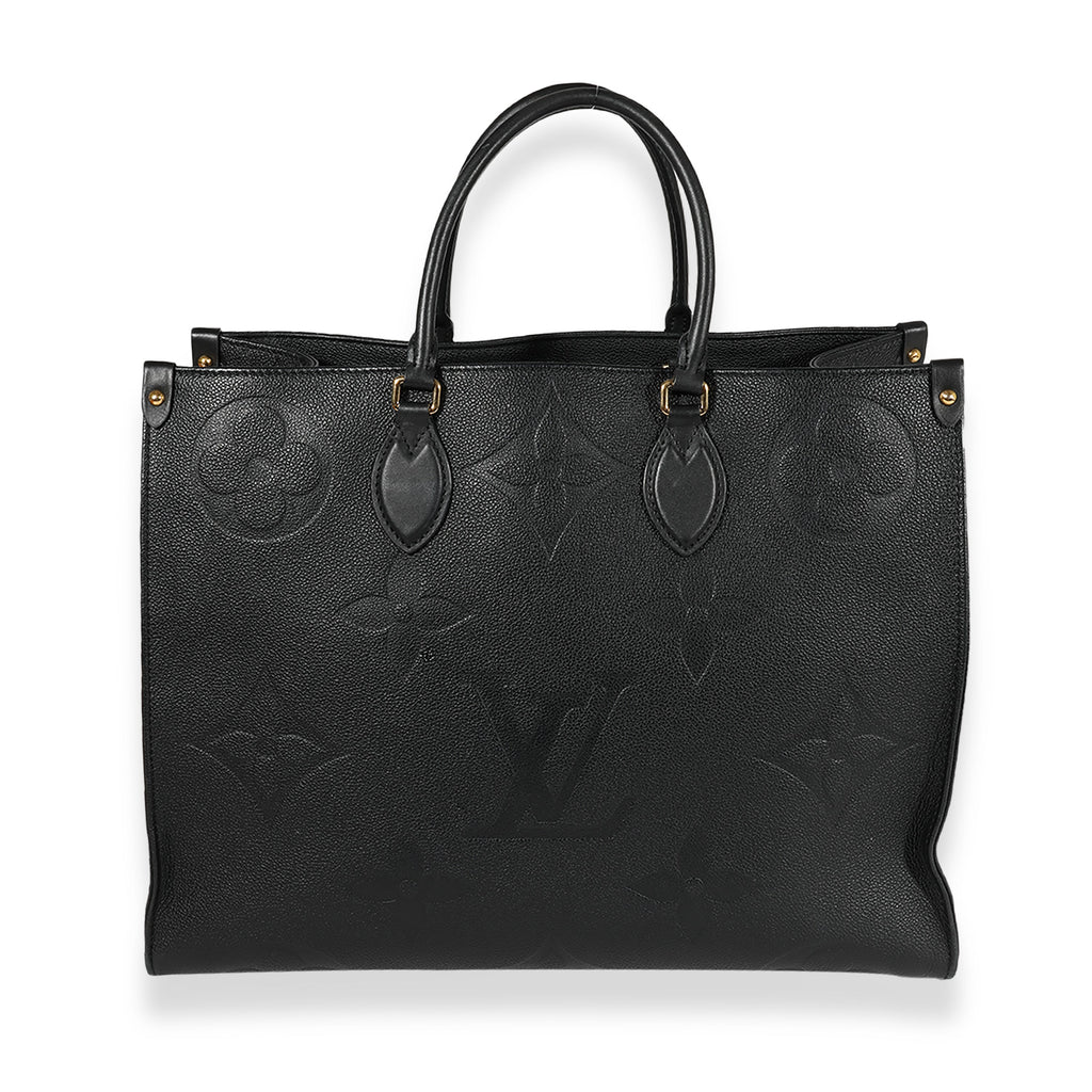 Louis Vuitton Louis Vuitton Black Monogram Empreinte Onthego GM