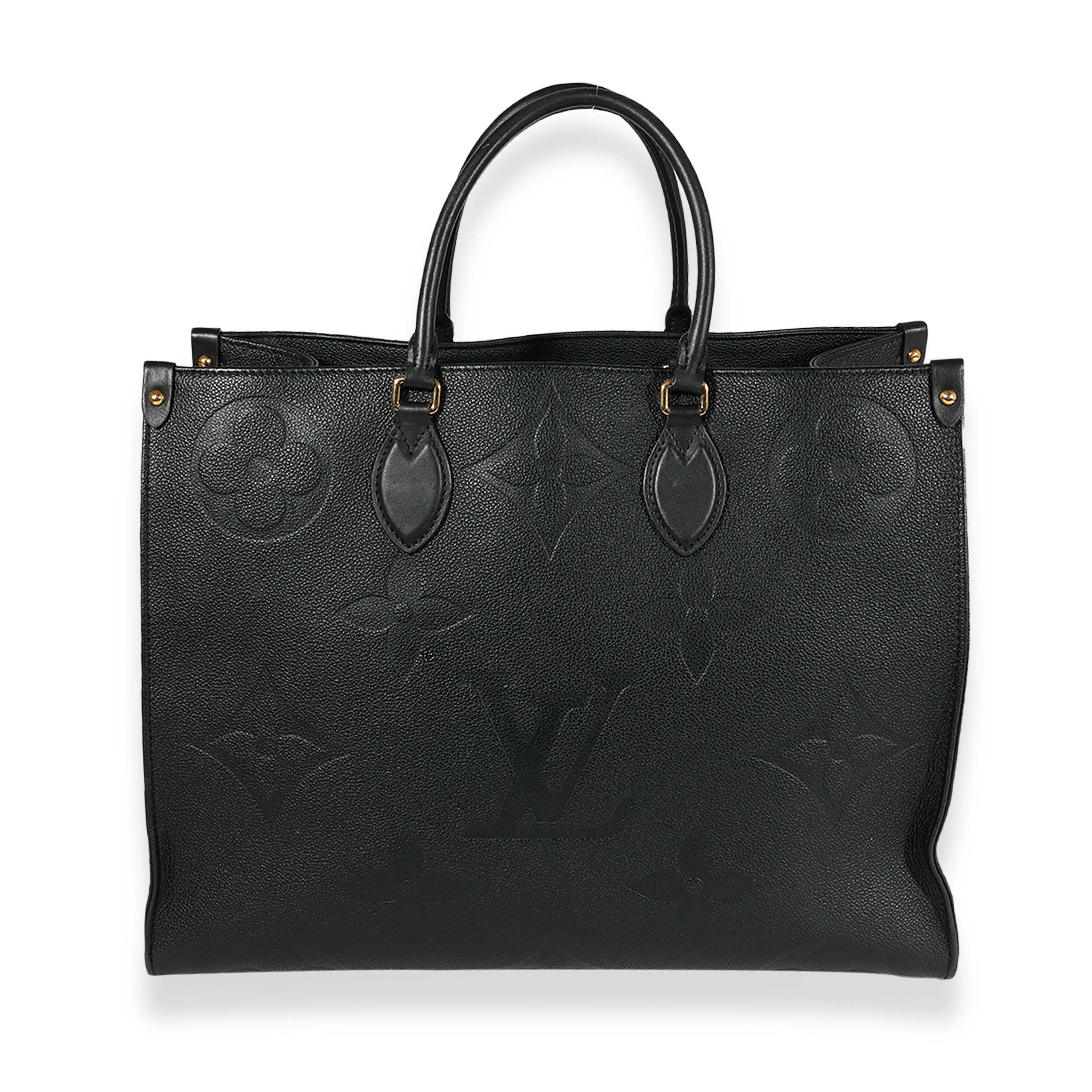Louis Vuitton Louis Vuitton Black Monogram Empreinte Onthego GM
