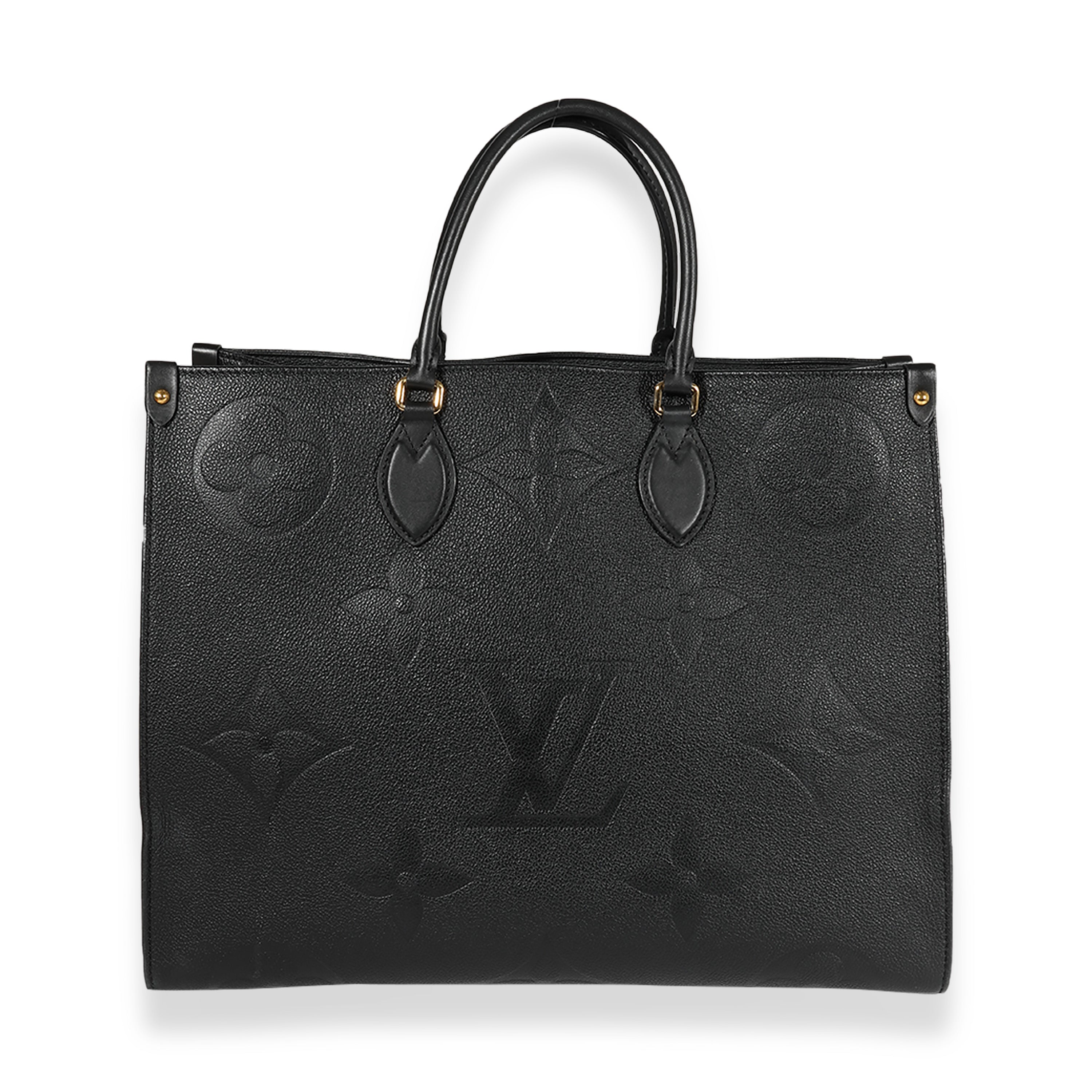 Louis Vuitton Louis Vuitton Black Monogram Empreinte Onthego GM