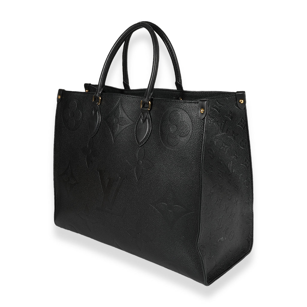 Louis Vuitton Louis Vuitton Black Monogram Empreinte Onthego GM