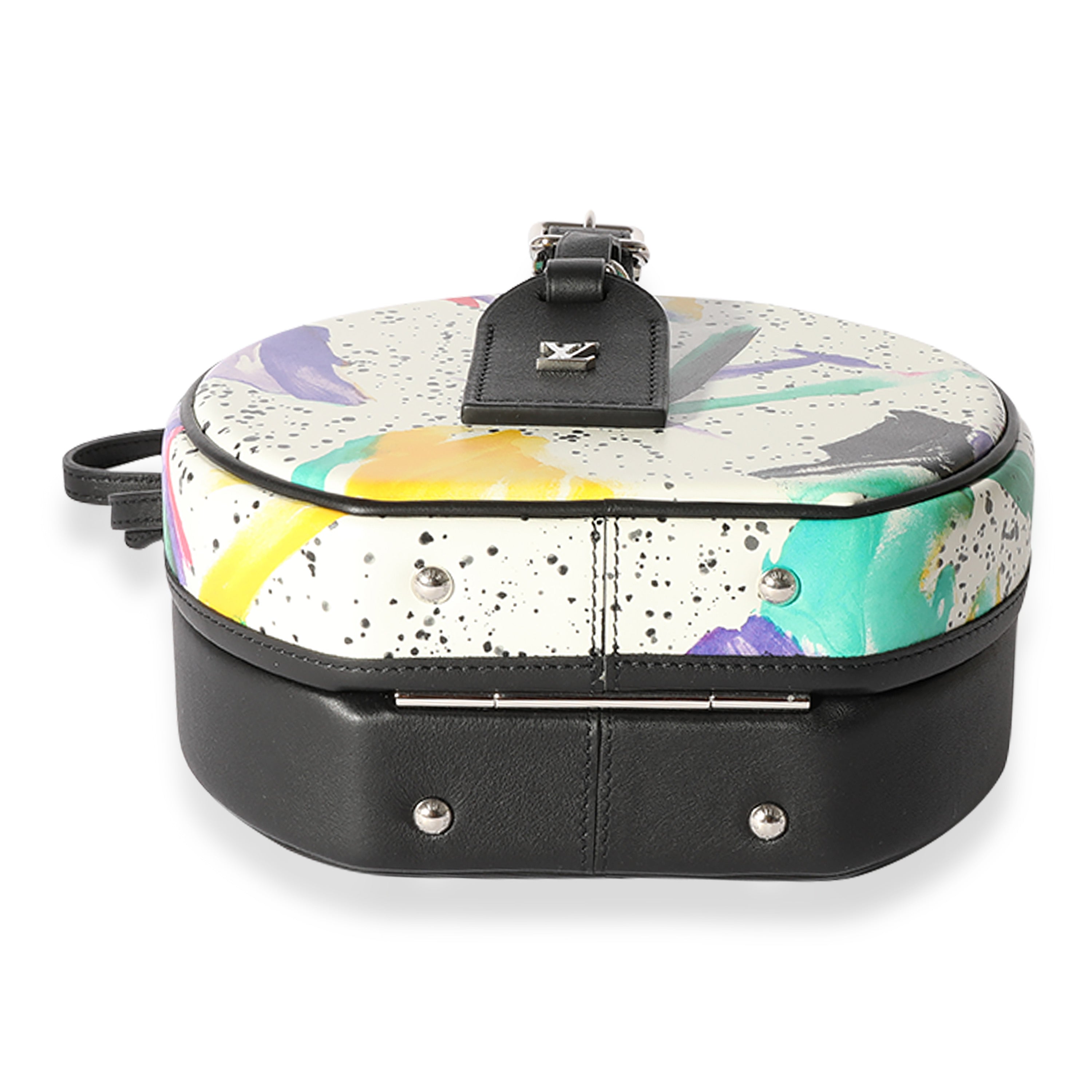 Louis Vuitton Louis Vuitton White Splash Print Petite Boite Chapeau