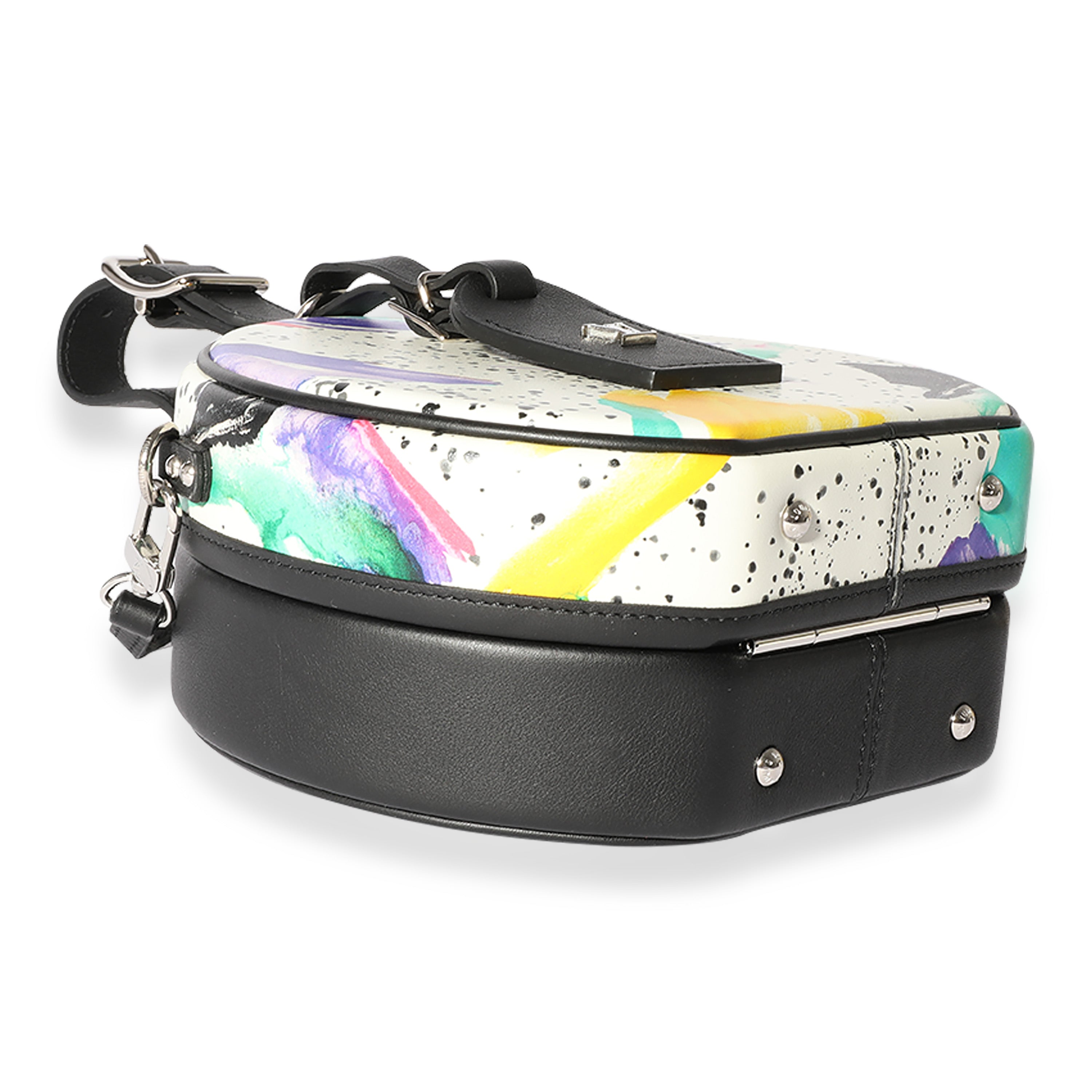 Louis Vuitton Louis Vuitton White Splash Print Petite Boite Chapeau
