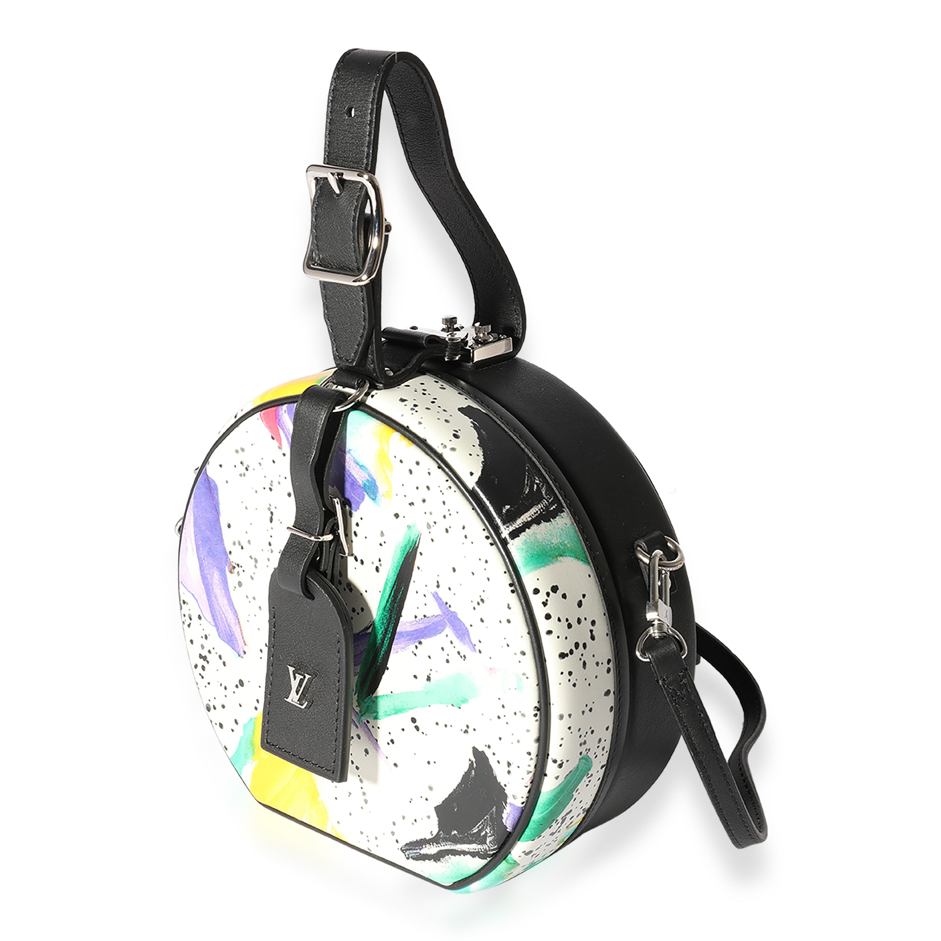 Louis Vuitton Louis Vuitton White Splash Print Petite Boite Chapeau