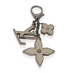 Louis Vuitton Louis Vuitton Silver Tone White Fleur De Epi Bag Charm