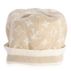 Louis Vuitton Louis Vuitton Beige Monogram Cashmere Blend Beanie