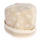 Louis Vuitton Louis Vuitton Beige Monogram Cashmere Blend Beanie