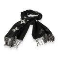 Louis Vuitton Louis Vuitton Black & Gray Monogram Cashmere Reykjavik Scarf