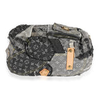 Louis Vuitton Louis Vuitton Gray Monogram Denim Patchwork Bowly Bag