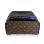Louis Vuitton Louis Vuitton Monogram Macassar & Blue Leather Dean Backpack