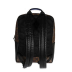 Louis Vuitton Louis Vuitton Monogram Macassar & Blue Leather Dean Backpack