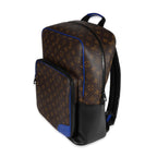 Louis Vuitton Louis Vuitton Monogram Macassar & Blue Leather Dean Backpack