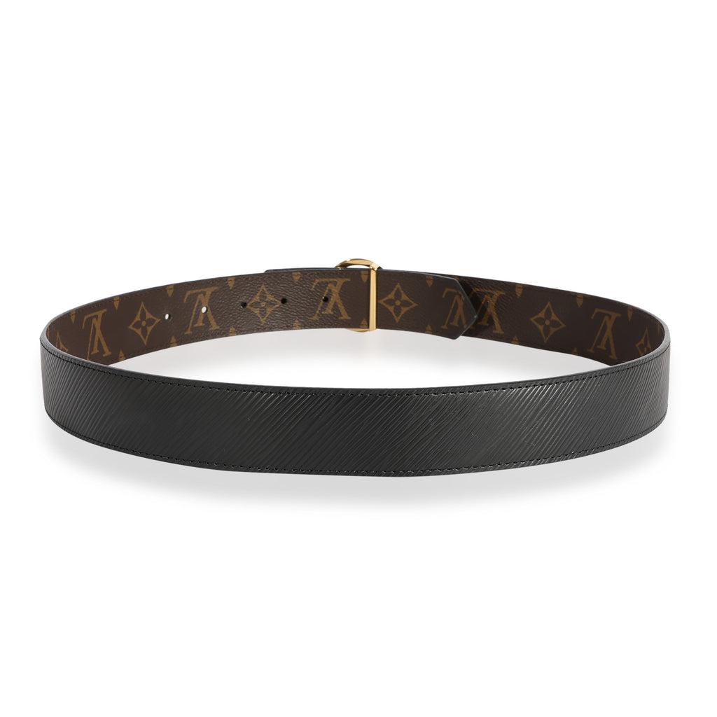 Louis Vuitton Louis Vuitton Reversible Monogram Canvas & Epi Leather 35mm LV Circle Belt