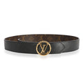 Louis Vuitton Louis Vuitton Reversible Monogram Canvas & Epi Leather 35mm LV Circle Belt