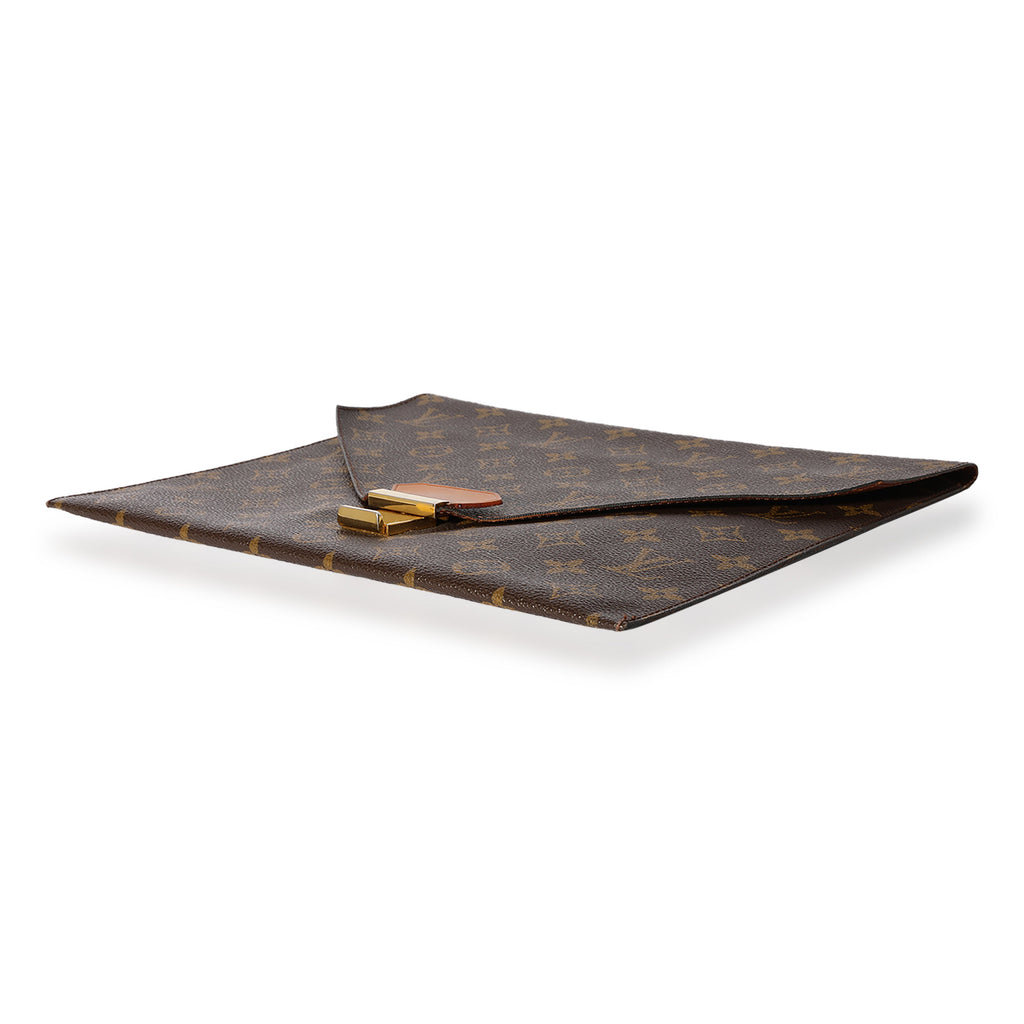 Louis Vuitton Louis Vuitton Vintage Monogram Canvas Envelope Clutch