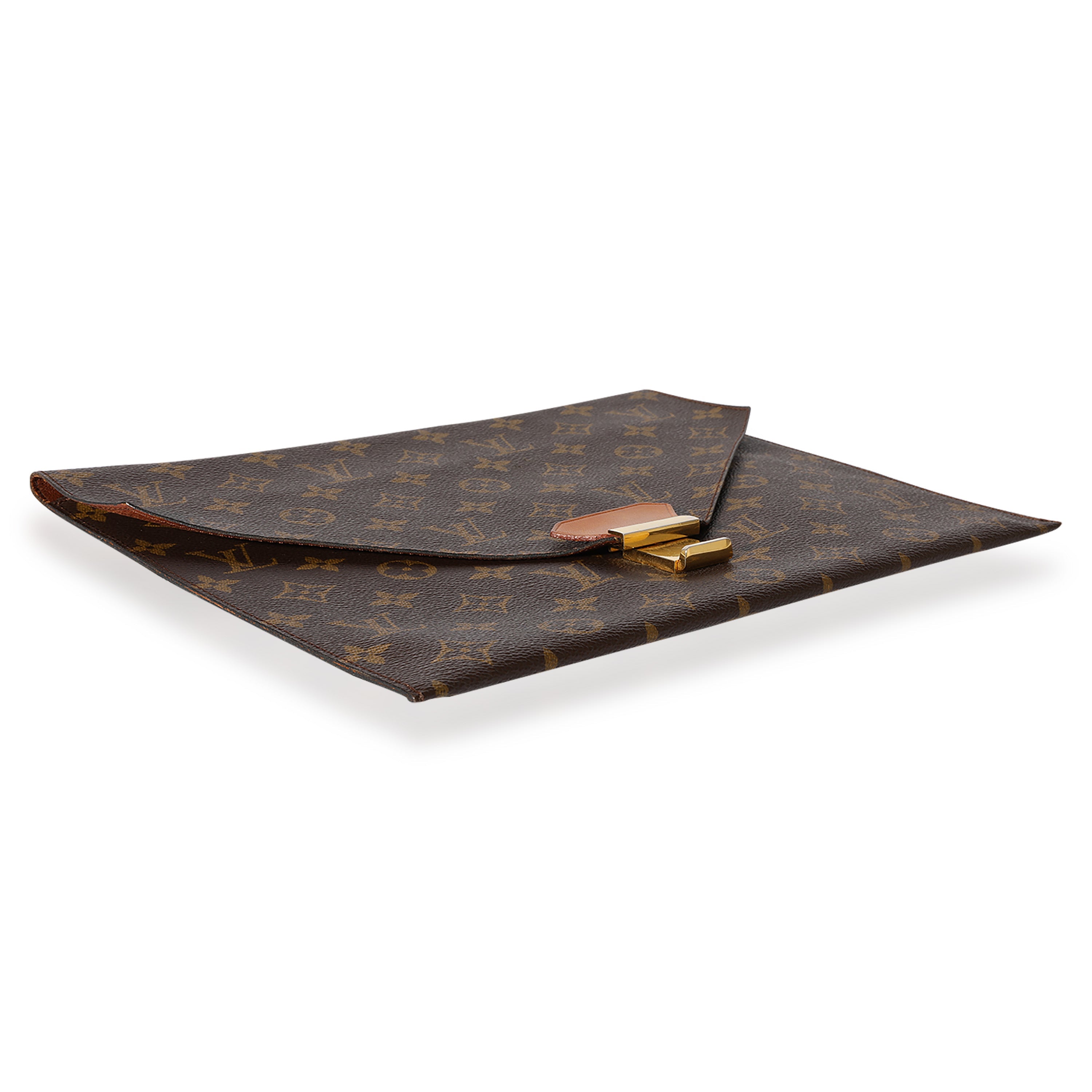 Louis Vuitton Louis Vuitton Vintage Monogram Canvas Envelope Clutch