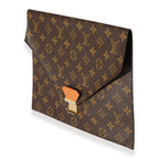 Louis Vuitton Louis Vuitton Vintage Monogram Canvas Envelope Clutch