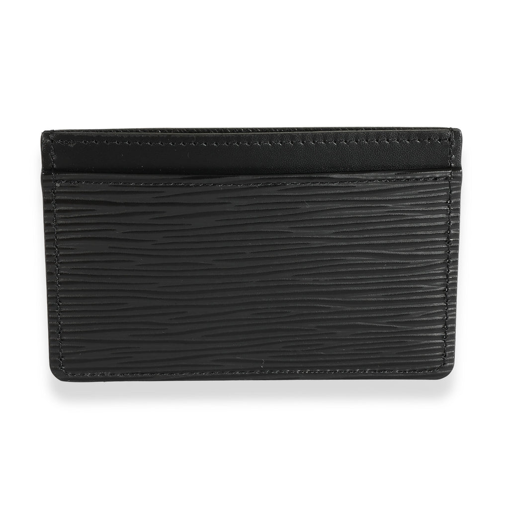 Louis Vuitton Black Epi Card Holder
