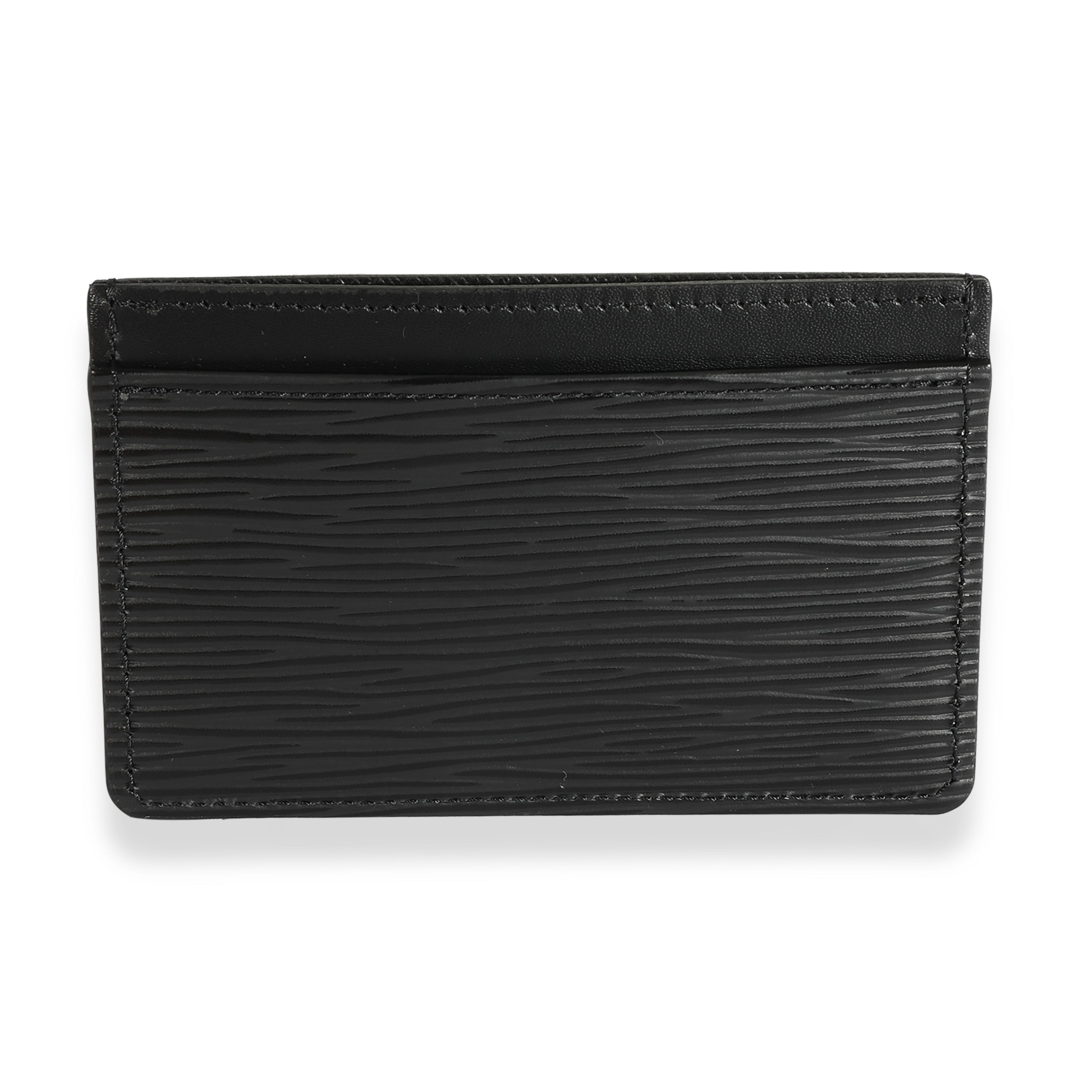 Louis Vuitton Black Epi Card Holder