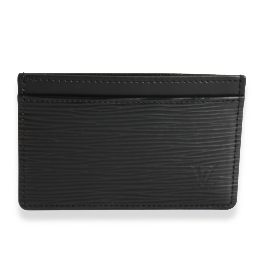 Louis Vuitton Black Epi Card Holder