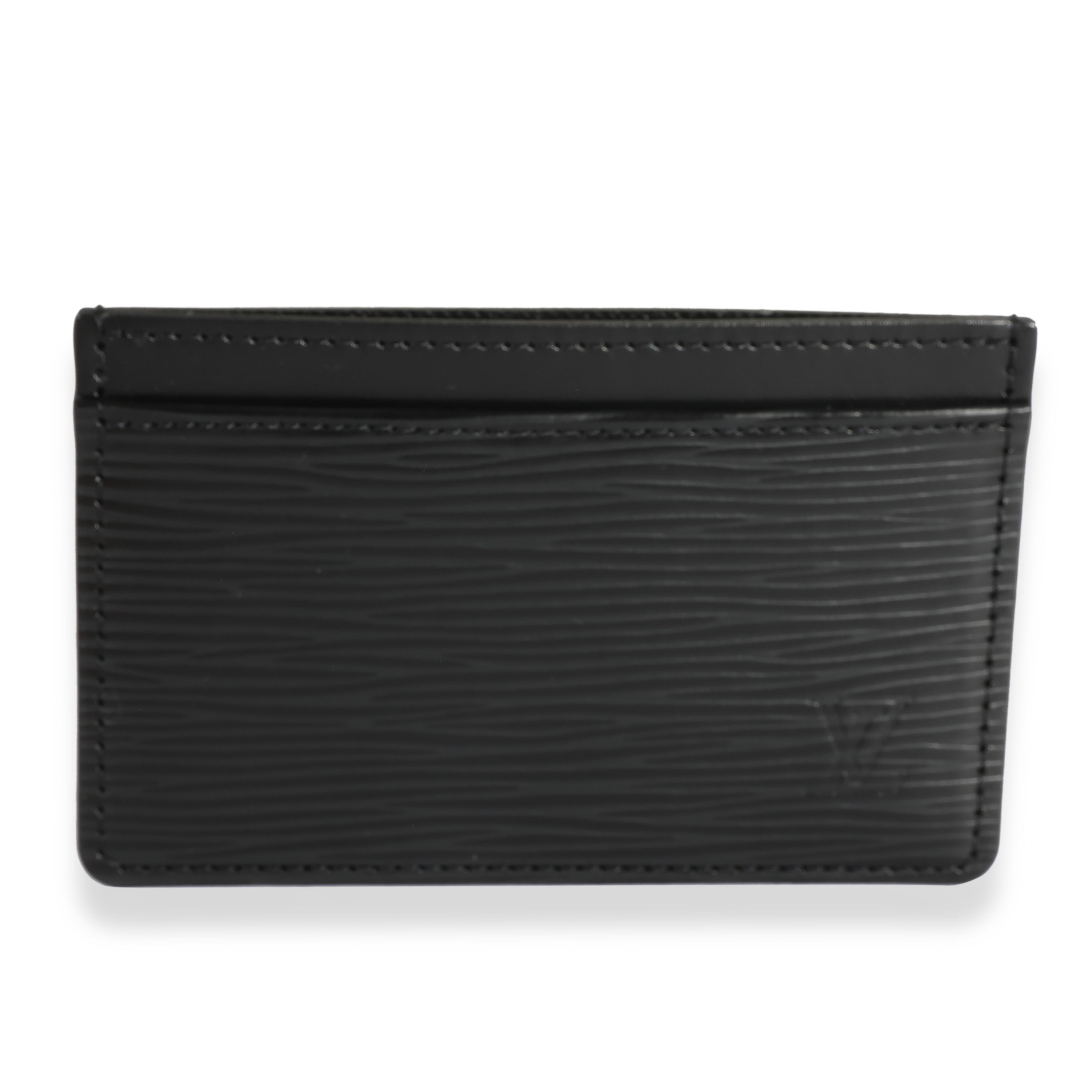 Louis Vuitton Black Epi Card Holder