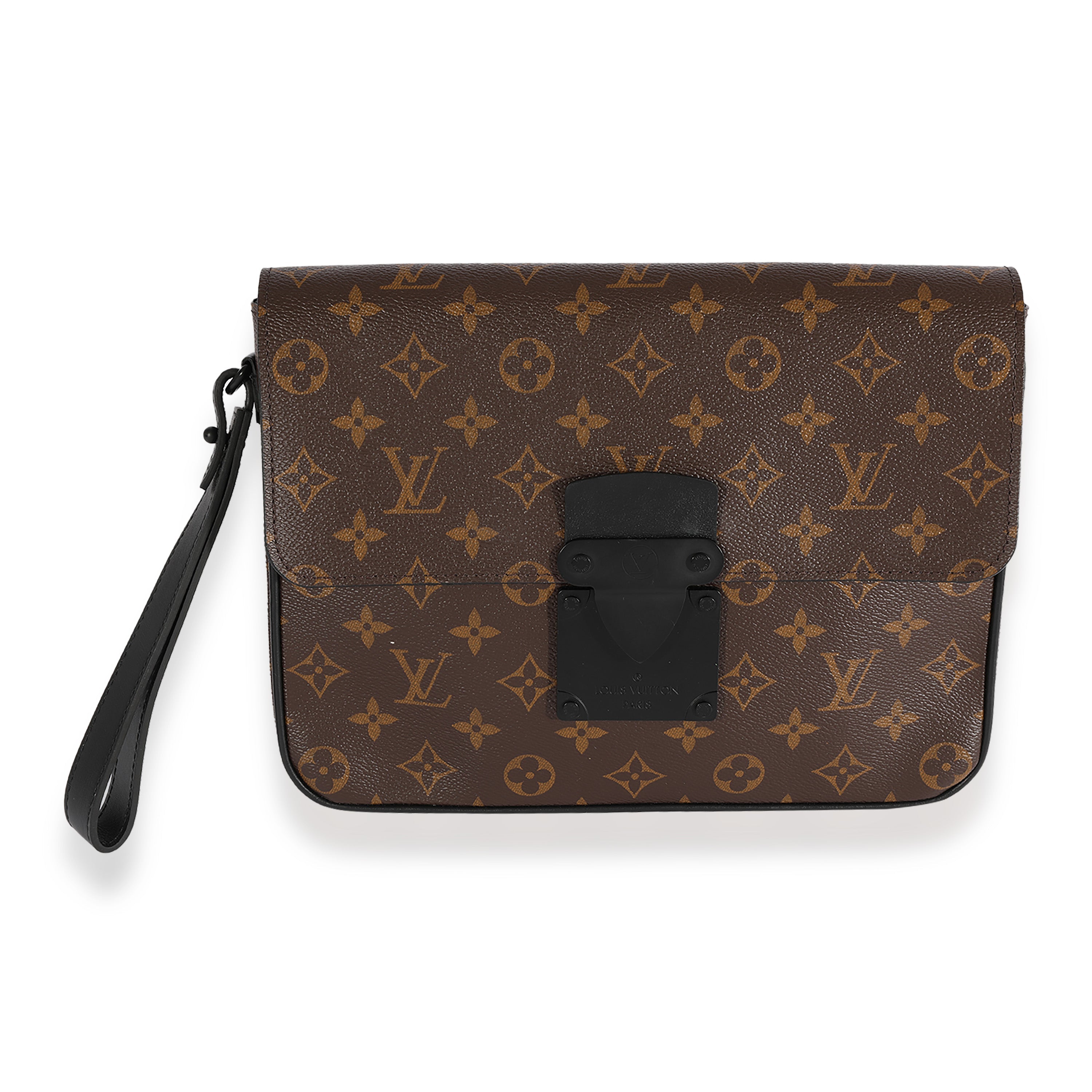 Louis Vuitton Louis Vuitton Monogram Canvas S Lock A4 Pouch