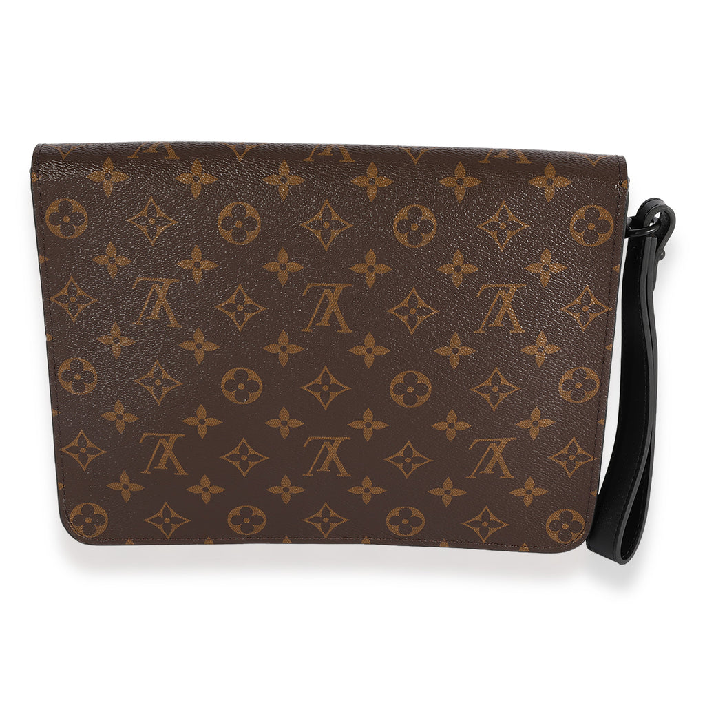Louis Vuitton Louis Vuitton Monogram Canvas S Lock A4 Pouch