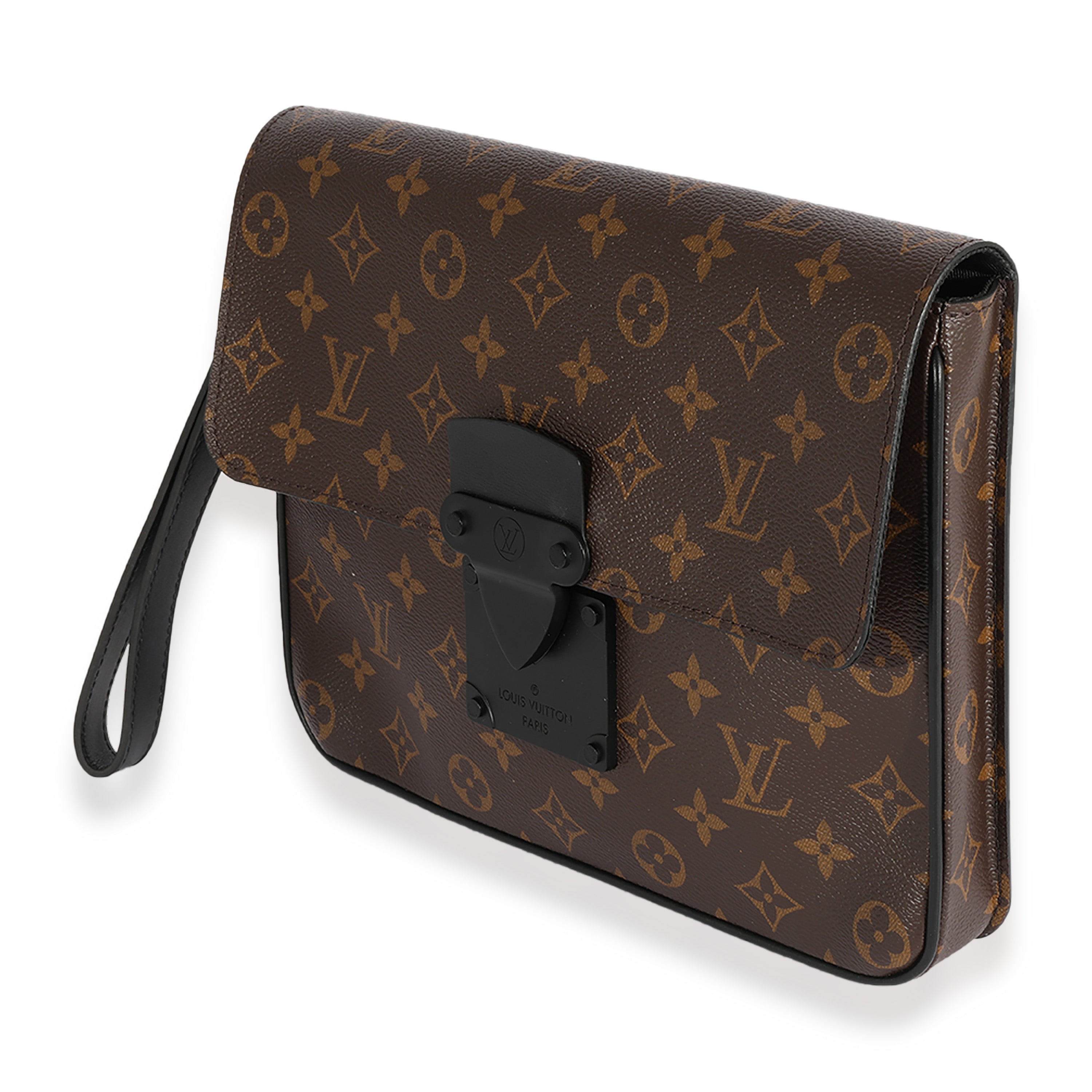 Louis Vuitton Louis Vuitton Monogram Canvas S Lock A4 Pouch