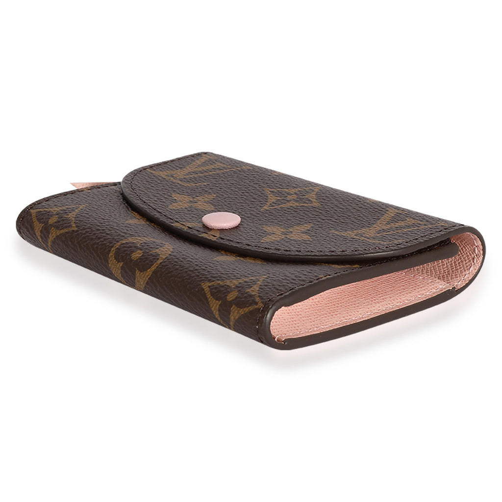 Louis Vuitton Monogram Canvas & Rose Ballerine Rosalie Wallet