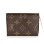 Louis Vuitton Monogram Canvas & Rose Ballerine Rosalie Wallet