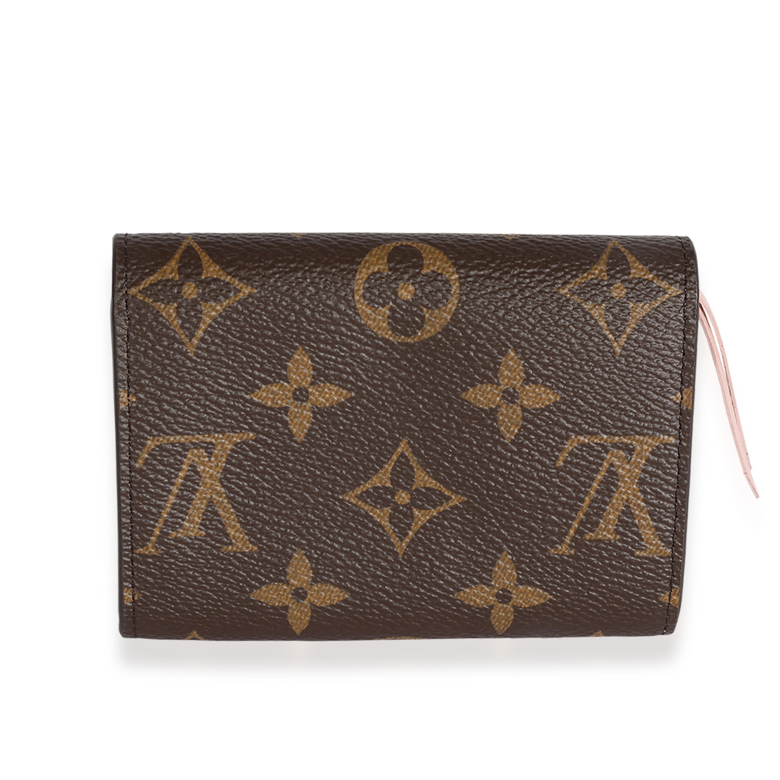 Louis Vuitton Monogram Canvas & Rose Ballerine Rosalie Wallet